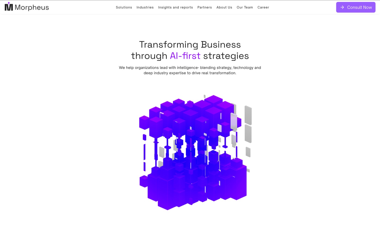 Morpheus Consulting homepage